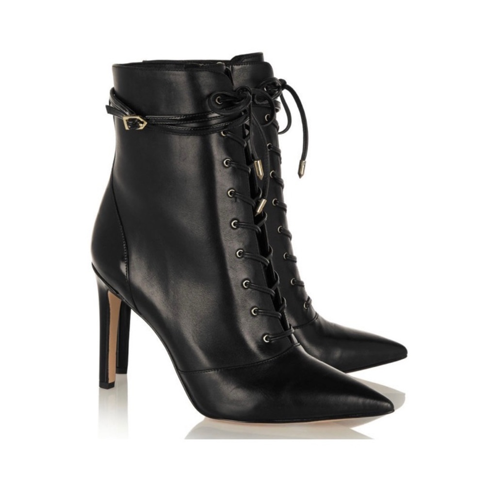 Sam Edelman Bryton Pointy Toe Lace Up Bootie